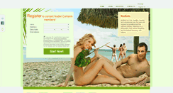 Desktop Screenshot of nudistcontacts.com